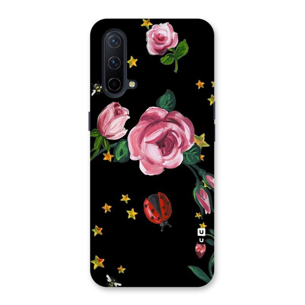 Ladybird And Floral Back Case for OnePlus Nord CE 5G