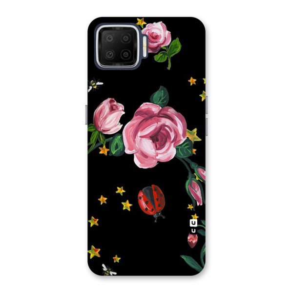 Ladybird And Floral Back Case for Oppo F17