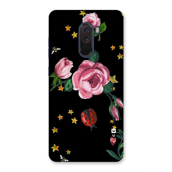 Ladybird And Floral Back Case for Poco F1