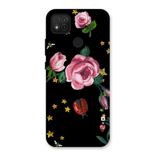 Ladybird And Floral Back Case for Redmi 9C