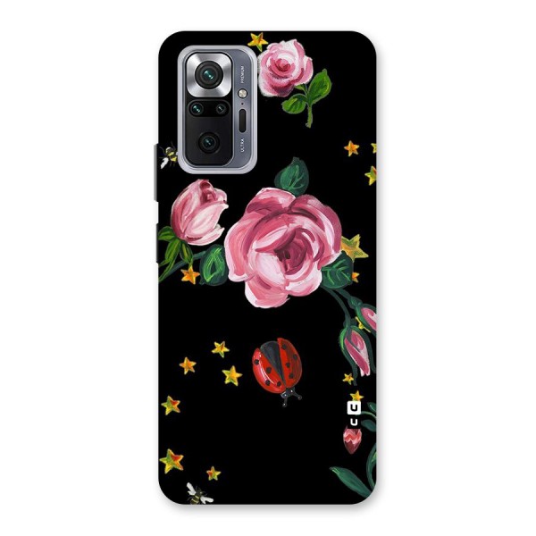 Ladybird And Floral Back Case for Redmi Note 10 Pro
