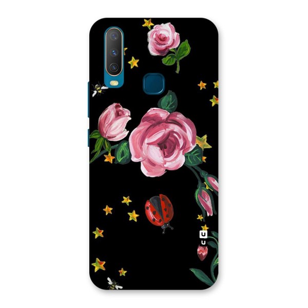 Ladybird And Floral Back Case for Vivo Y12