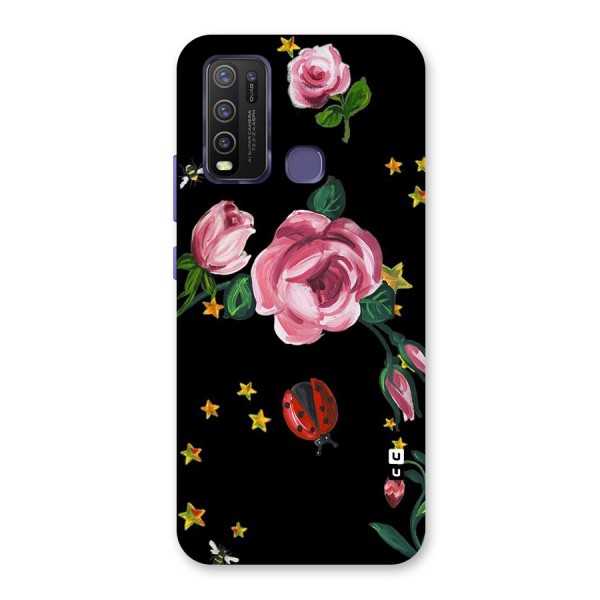 Ladybird And Floral Back Case for Vivo Y30