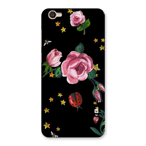 Ladybird And Floral Back Case for Vivo Y55s