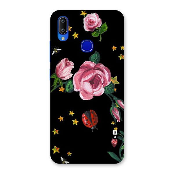 Ladybird And Floral Back Case for Vivo Y91