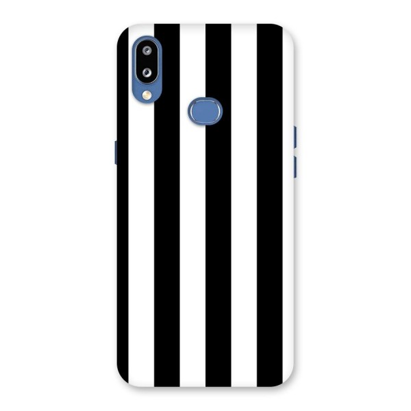 Lavish Black Stripes Back Case for Galaxy M01s