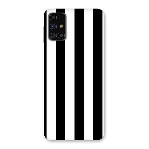 Lavish Black Stripes Back Case for Galaxy M31s