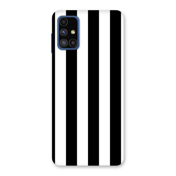 Lavish Black Stripes Back Case for Galaxy M51