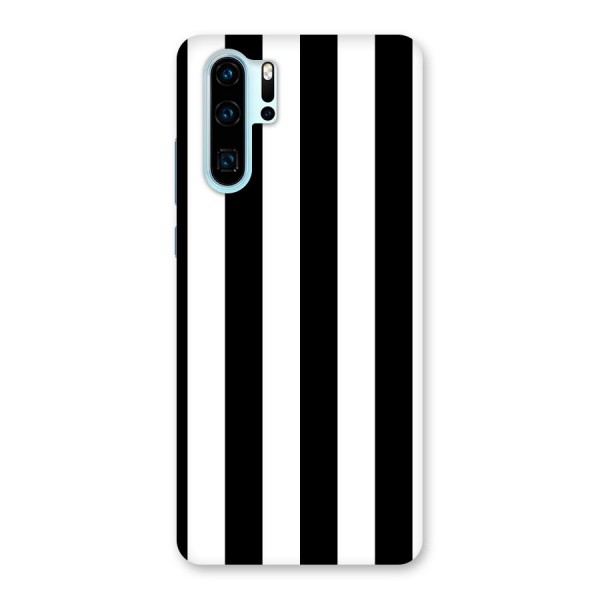 Lavish Black Stripes Back Case for Huawei P30 Pro