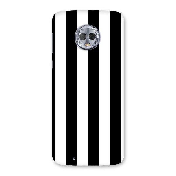 Lavish Black Stripes Back Case for Moto G6