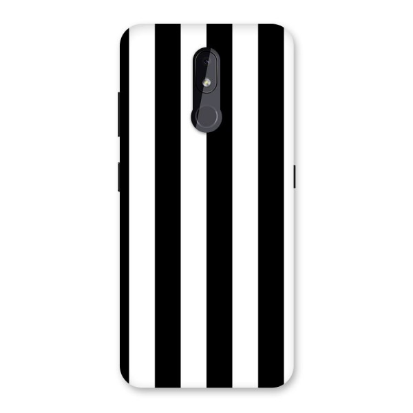 Lavish Black Stripes Back Case for Nokia 3.2