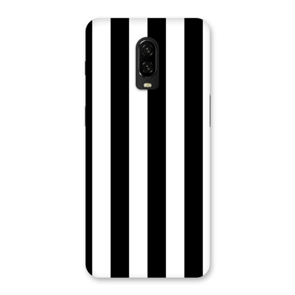 Lavish Black Stripes Back Case for OnePlus 6T