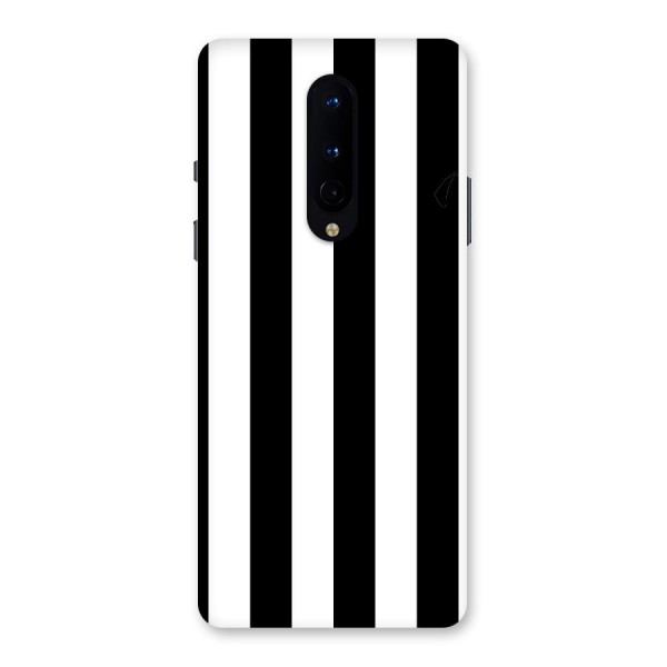 Lavish Black Stripes Back Case for OnePlus 8