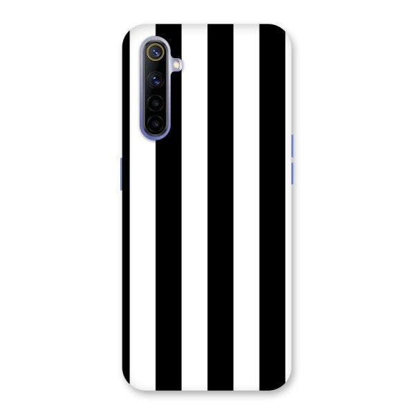 Lavish Black Stripes Back Case for Realme 6