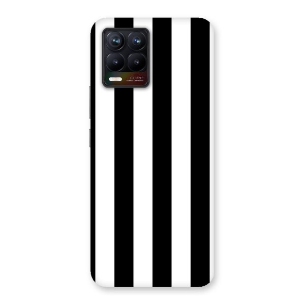 Lavish Black Stripes Back Case for Realme 8