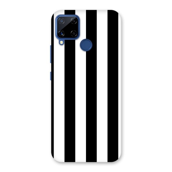 Lavish Black Stripes Back Case for Realme C12