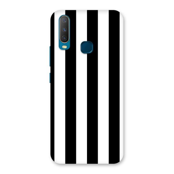 Lavish Black Stripes Back Case for Vivo Y12