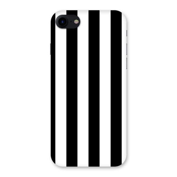 Lavish Black Stripes Back Case for iPhone SE 2020