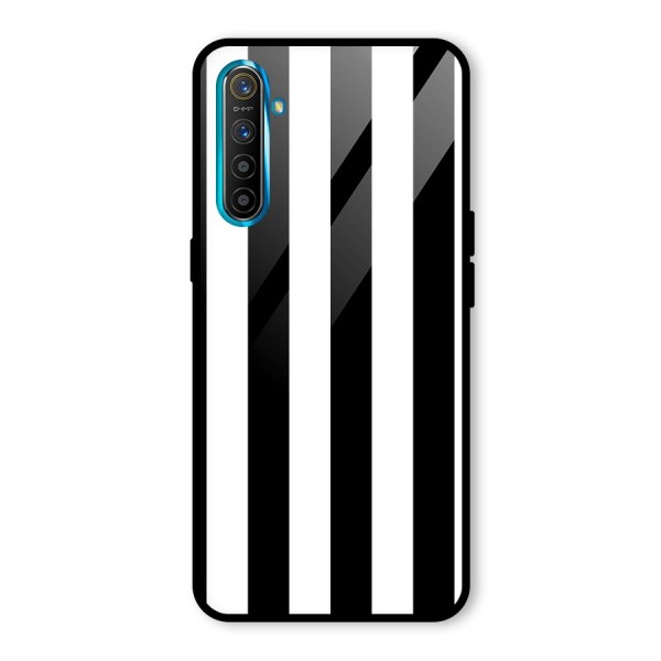 Lavish Black Stripes Glass Back Case for Realme XT