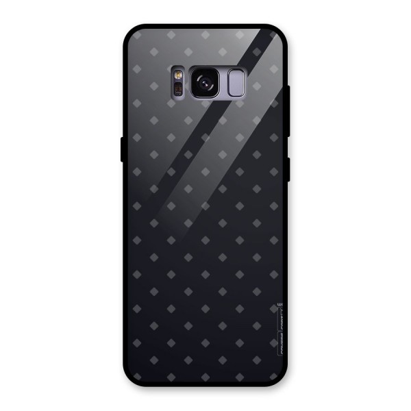 Lavish Diamond Pattern Glass Back Case for Galaxy S8