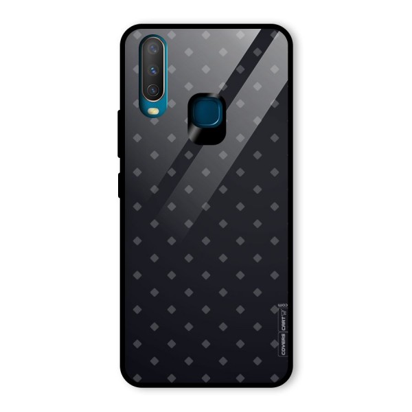 Lavish Diamond Pattern Glass Back Case for Vivo Y12