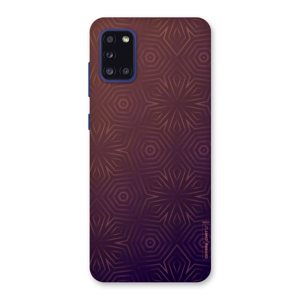 Lavish Purple Pattern Back Case for Galaxy A31