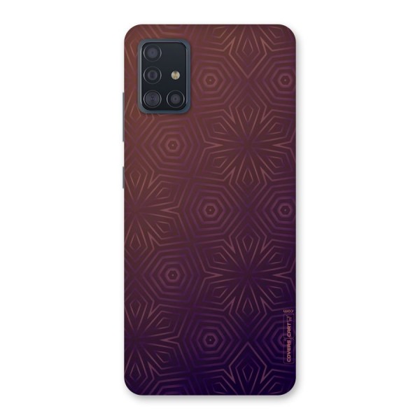 Lavish Purple Pattern Back Case for Galaxy A51