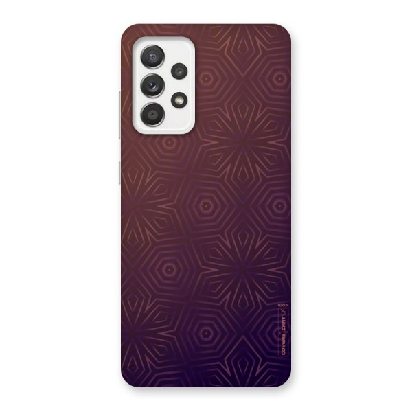 Lavish Purple Pattern Back Case for Galaxy A52