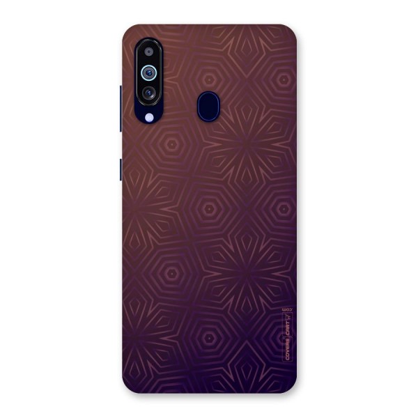 Lavish Purple Pattern Back Case for Galaxy A60