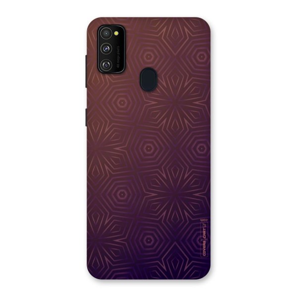 Lavish Purple Pattern Back Case for Galaxy M21