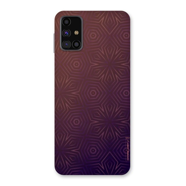 Lavish Purple Pattern Back Case for Galaxy M31s