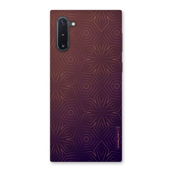 Lavish Purple Pattern Back Case for Galaxy Note 10