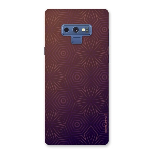 Lavish Purple Pattern Back Case for Galaxy Note 9