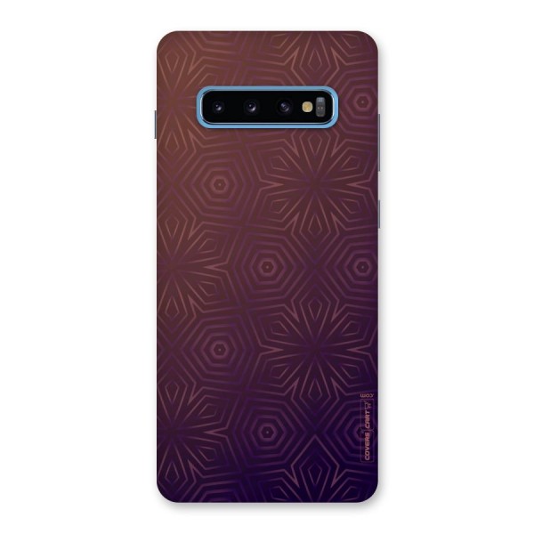 Lavish Purple Pattern Back Case for Galaxy S10 Plus