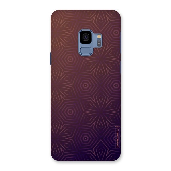 Lavish Purple Pattern Back Case for Galaxy S9