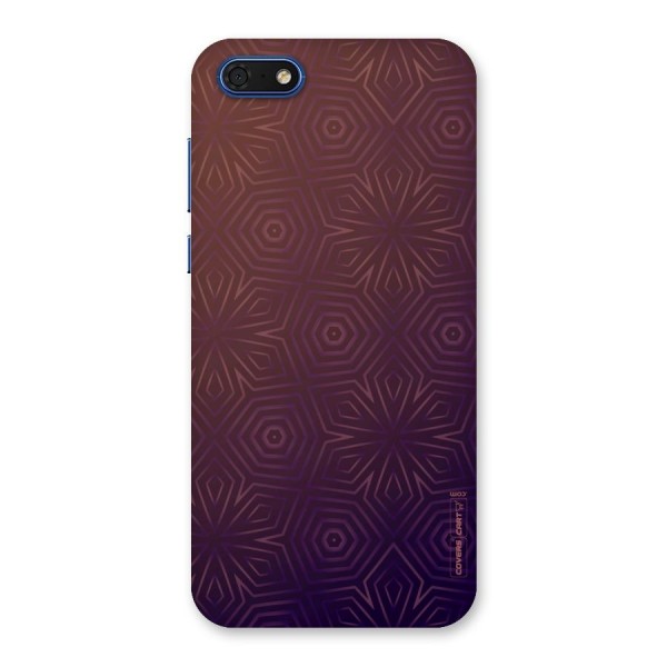 Lavish Purple Pattern Back Case for Honor 7s