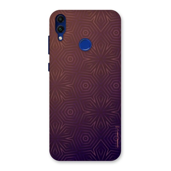 Lavish Purple Pattern Back Case for Honor 8C