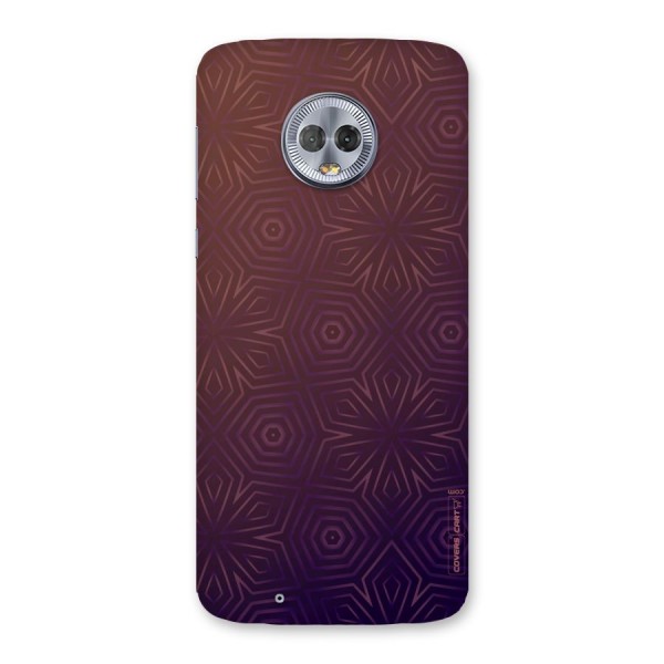 Lavish Purple Pattern Back Case for Moto G6