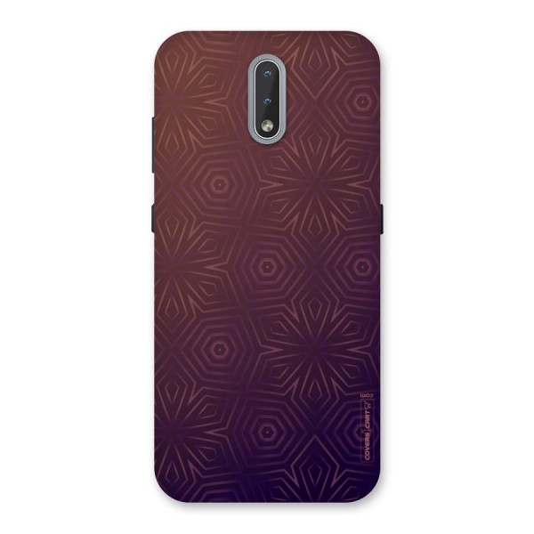 Lavish Purple Pattern Back Case for Nokia 2.3