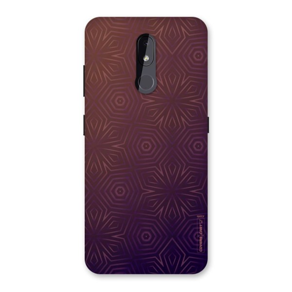 Lavish Purple Pattern Back Case for Nokia 3.2