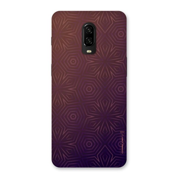 Lavish Purple Pattern Back Case for OnePlus 6T