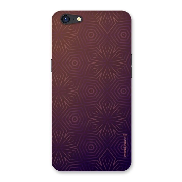 Lavish Purple Pattern Back Case for Oppo A71