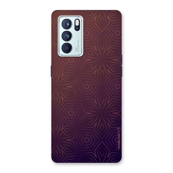 Lavish Purple Pattern Back Case for Oppo Reno6 Pro 5G