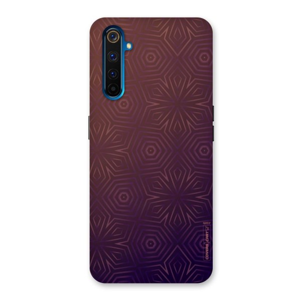 Lavish Purple Pattern Back Case for Realme 6 Pro