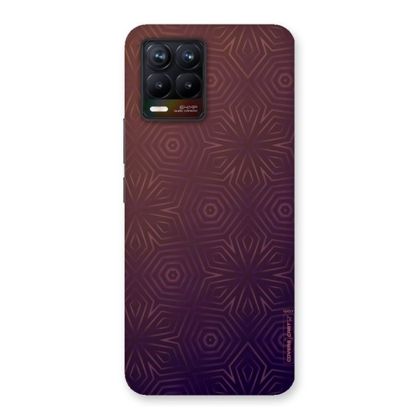 Lavish Purple Pattern Back Case for Realme 8