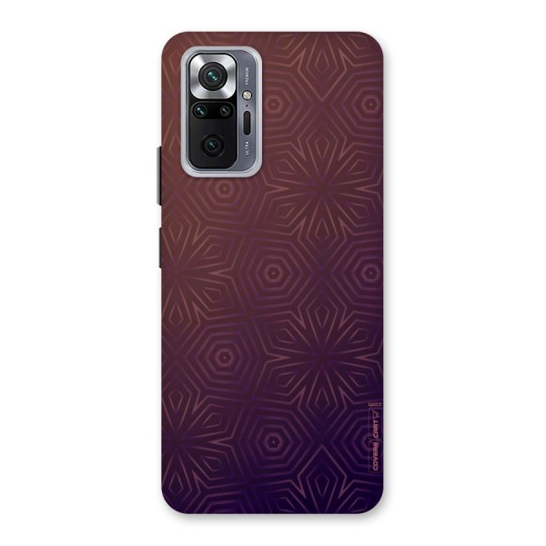 Lavish Purple Pattern Back Case for Redmi Note 10 Pro