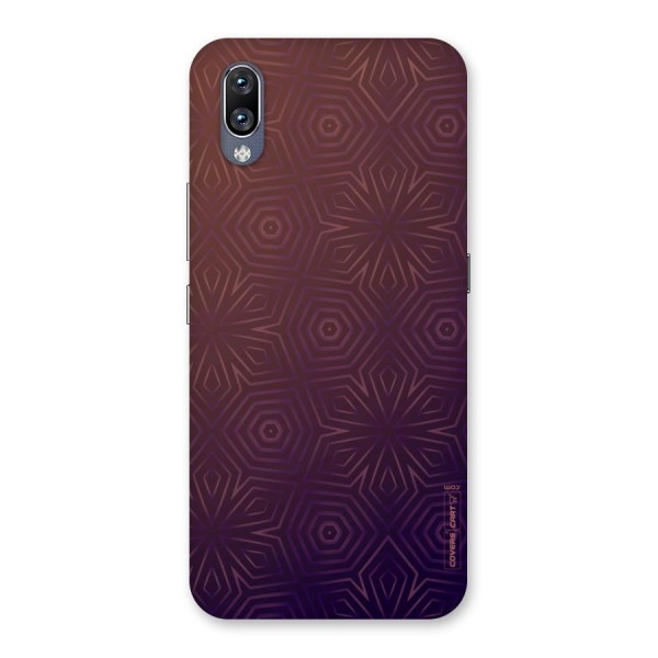 Lavish Purple Pattern Back Case for Vivo NEX