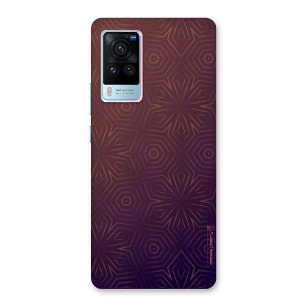 Lavish Purple Pattern Back Case for Vivo X60 Pro