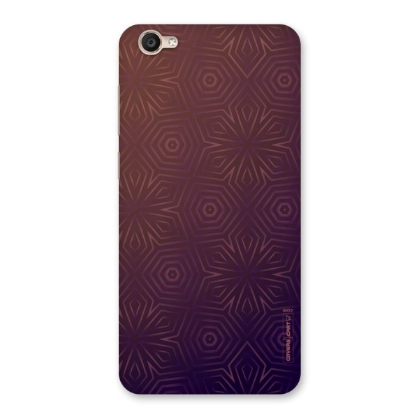 Lavish Purple Pattern Back Case for Vivo Y55s