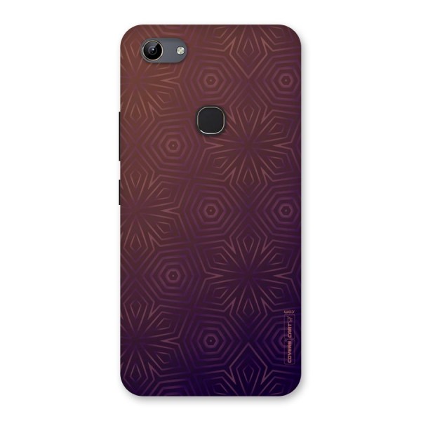 Lavish Purple Pattern Back Case for Vivo Y81